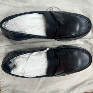 Hermes Julien Loafer Black Leather Loafers